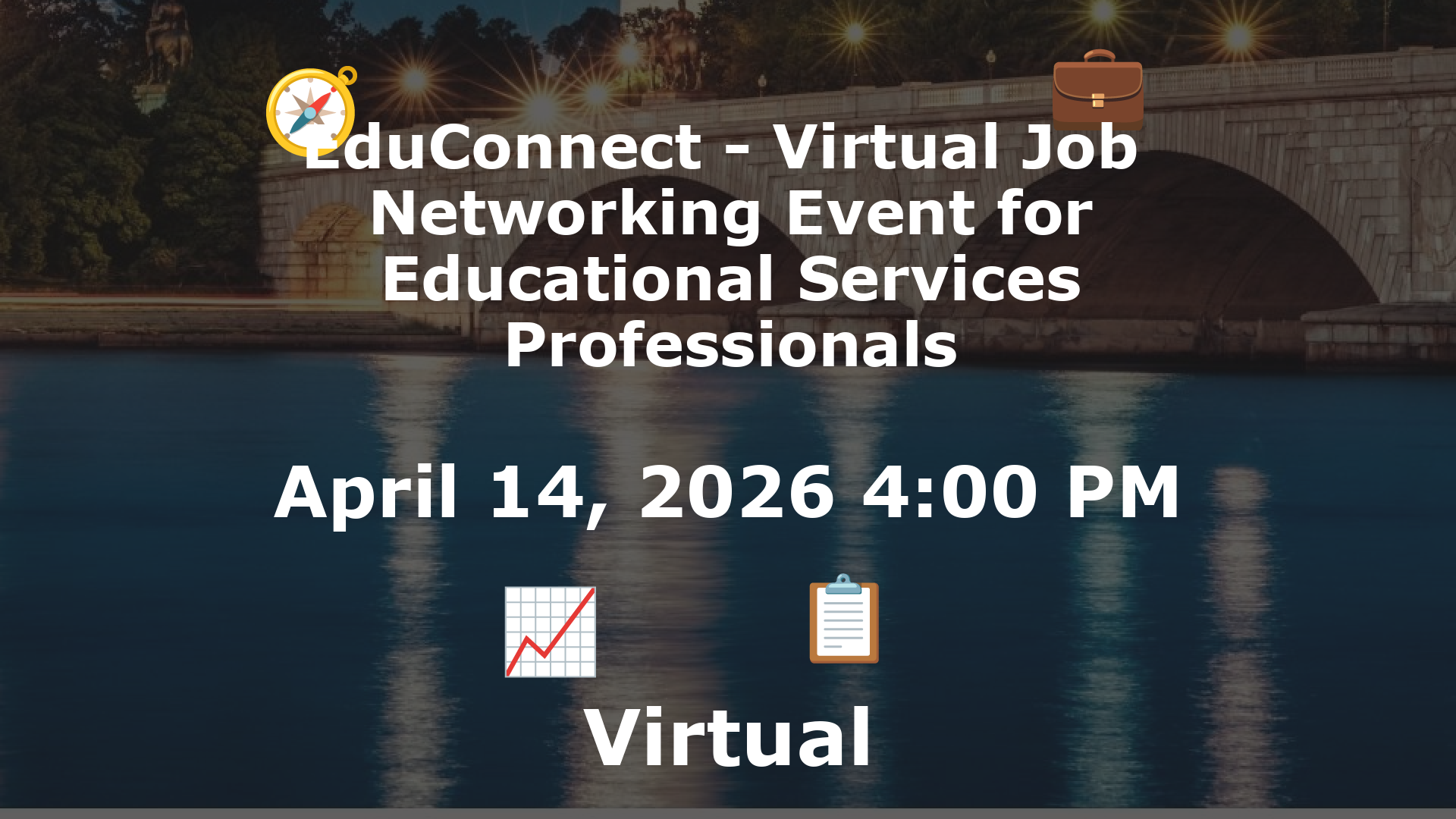 EduConnect - Virtual Job  Networking Event for Educational Services Professionals event image